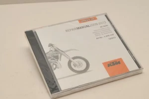 NEW GENUINE KTM SERVICE REPAIR WORKSHOP MANUAL CD 3206128 65 SX XC 2009-2013 - Foto 1 di 2