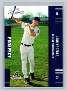 2005 Playoff Prestige #158 Josh Kroeger Arizona Diamondbacks Baseball Card