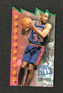 1995-96 Fleer NBA Jam Session DIE CUT #D30 GRANT HILL Detroit Pistons DUKE - Picture 1 of 2