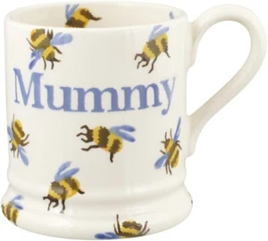 Emma Bridgewater Handmade in UK 1/2 Pint Mug - Classic - BUMBLEBEE - MUMMY - Picture 1 of 2
