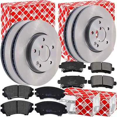 FEBI BREMSSCHEIBEN Ø321+315mm + BELÄGE VORNE+HINTEN passend für OPEL INSIGNIA A - Bild 1 von 4