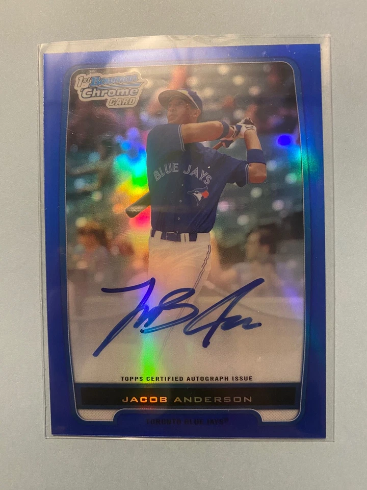 A37,151 - 2012 Bowman Chrome Prospect Refractors #BCP83 Jacob Anderson Auto/150 - Image 1 of 1