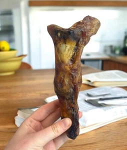 100% Natur-Bio Große Straußenfüße Hund Kauen Hypoallergen Leckerli 2 x Füße - Bild 1 von 5
