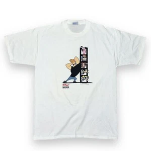 Vintage Y2K Kellogg's x Cartoon Network Promo Tee Shirt Size XL Bravo Dexter PPG - Picture 1 of 10
