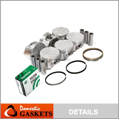 Pistones y anillos para Dodge Stratus Avenger Chrysler Cirrus 95-00 6G73 Foto 1 de 4