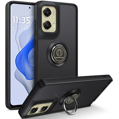 BENTOBEN For Motorola Moto G Stylus 5G 2024 Case Rugged Shockproof Ring Kickstand Cover