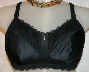 HOTMILK 5044597 ECLIPSE Nursing Bra - Wirefree Black Lace 40DD ** - Picture 1 of 8
