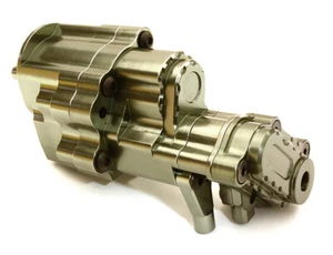 Integy Alloy Lower Gearbox Housing w/LCG Transfer Case: SCX10 II OBM-1368GUN - Picture 1 of 1