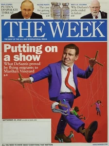 RON DESANTIS September 2022 THE WEEK Magazine PUTIN / JOHN DURHAM - Picture 1 of 1