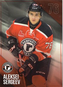 2019/20 Quebec Remparts - ALEKSEI SERGEEV [Shakhter Soligorsk] Belarus