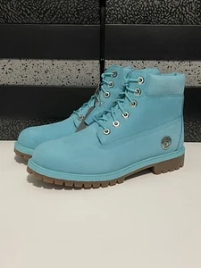 Neu Timberland Prem 6"" türkisfarbener Stiefel TB0A1KRZ Jugend 6,5/W 8,5 limitierte Auflage - Bild 1 von 7