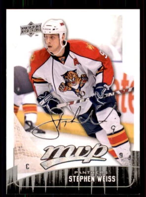 2009-10 Upper Deck MVP #170 Stephen Weiss Florida Panthers - Image 1 of 2
