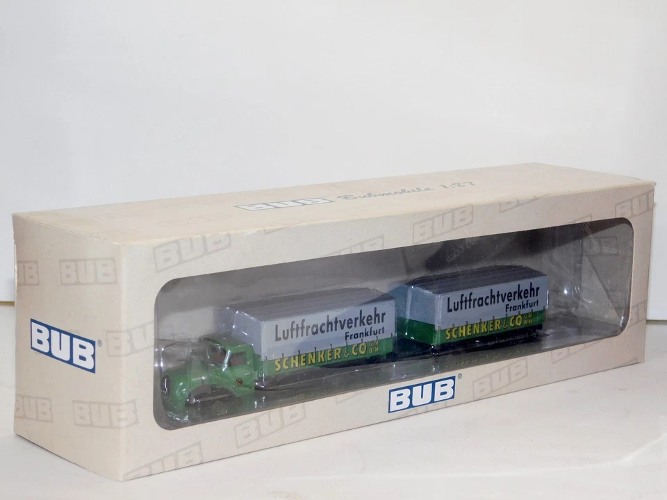 MAGIRUS DEUTZ S6500 CON RIMORCHIO SCHENKER & CO BUB 1/87 - Immagine 1 di 1