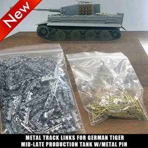 1/35 Scale Metal Track Link w/metal pin for German Tiger Mid-Late Tank Model Kit - Picture 1 of 12