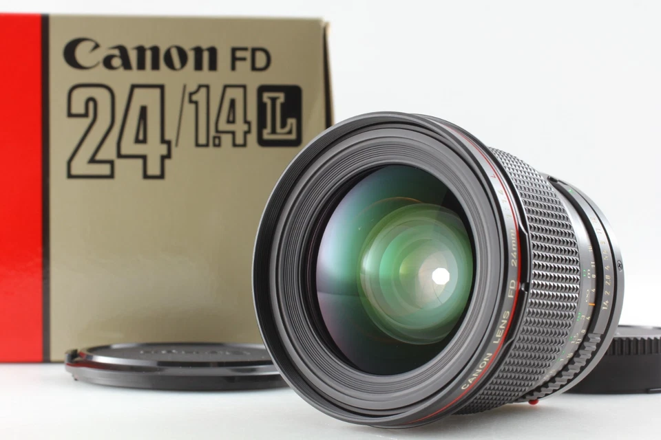 [COMO NUEVO en Caja] Lente Canon FD NFD 24mm f1.4 L MF Wide Prime de JAPÓN #468 Foto 1 de 4