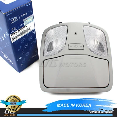 GENUINE Overhead Console Lamp Gray for 2011-2015 Hyundai Sonata 928003S001TX - Image 1 of 4