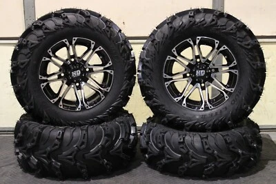 POLARIS SPORTSMAN 850 27" MUD LITE II & 14" HD3 M ATV TIRE & WHEEL KIT POL1CA - Image 1 of 4