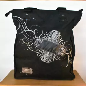 Nike Tote Bag Black Zip - Picture 1 of 14