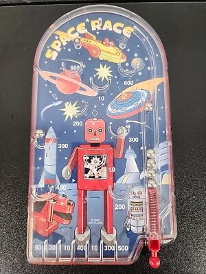 SCHYLLING Carrera Espacial Pinball Juego Mesa Robot Metal Litografía OVNI Tema Juguete 2006 Foto 1 de 4