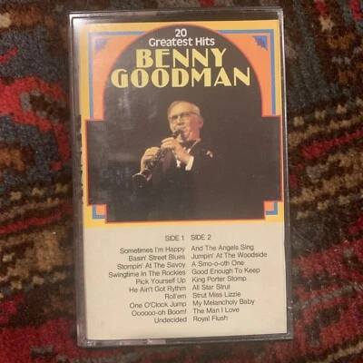 Benny Goodman 20 Greatest Hits Cassette Tape Foto 1 de 4