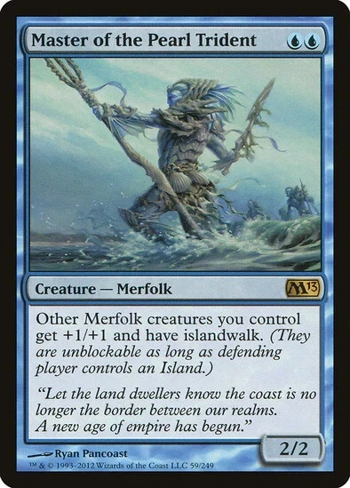 MASTER OF THE PEARL TRIDENT (M13) Magic 2013 - MTG - LP - Image 1 of 1