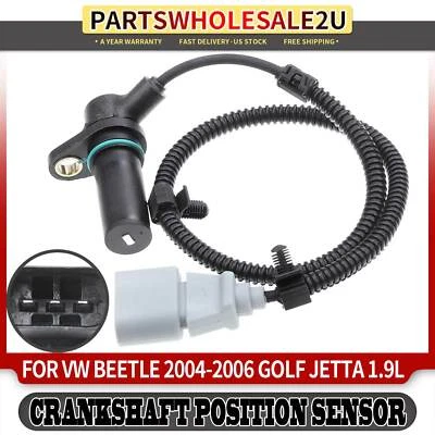 Sensor de posición del cigüeñal para Volkswagen Beetle Golf 2004-2006 Jetta 04-05 tracción delantera Foto 1 de 4