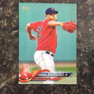 2018 Topps #43 Eduardo Rodríguez Boston Red Sox - Imagen 1 de 2