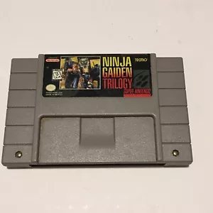 Ninja Gaiden Trilogy Super Nintendo Entertainment System 1995 solo cartuccia - Foto 1 di 7