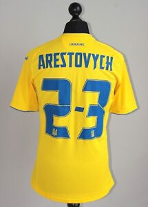 Brandneu mit Etikett Ukraine Nationalmannschaft Heim Special 2-3 Tage Fußballtrikot 2020 Arestovych