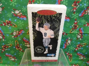 *NEW* 1996 HALLMARK KEEPSAKE CHRISTMAS ORNAMENT NFL-TROY AIKMAN-FOOTBALL LEGENDS - Picture 1 of 3