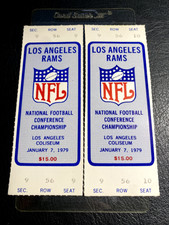 1979 Los Angles Rams National Football Conference Championship Coliseum (Pair)
