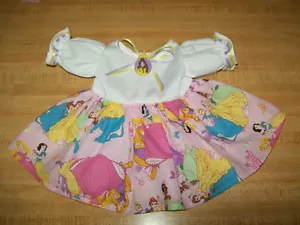 Disney Prinzessin Kleid mit Bändern + Knopf für 16-17-18" CPK Kohl Patch Kinder - Bild 1 von 10