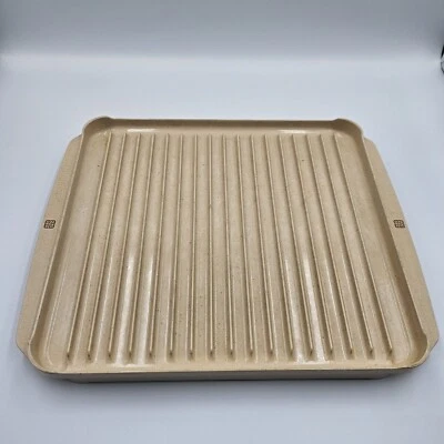 Bandeja para asar reversible para microondas/horno LittonWare Bacon Pan #39437 en excelente estado de colección Foto 1 de 4