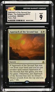 APPROACH OF THE SECOND SUN Amonkhet Foil Rare CGC 9 MTG [Nostalgium] - Picture 1 of 2