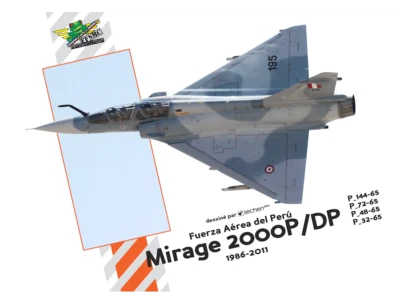 [FFSMC Productions] Dassault Mirage 2000P / DP Fuerza Aerea del Peru (Pérou) - Photo 1/4