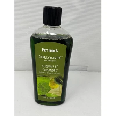 Pier 1 импортное цитрусовое кинзовое тростниковое диффузорное масло 16 жидких унций редкое - Изображение 1 из 4