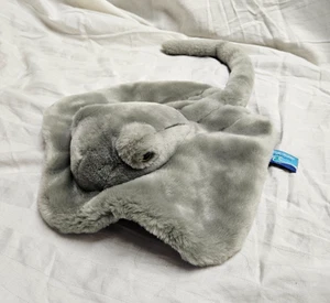 Adventure Newport Aquarium Grey/Gray Sting Ray Plush Stuffed Animal - Picture 1 of 11