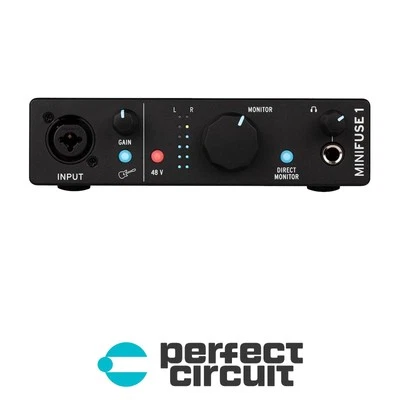 Arturia MiniFuse 1 USB-C (Black) AUDIO INTERFACE - NEW - PERFECT CIRCUIT - Image 1 of 4