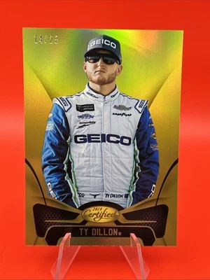 2018 Panini Certified - Ty Dillon #20 Mirror Gold 14/25  - Image 1 of 3