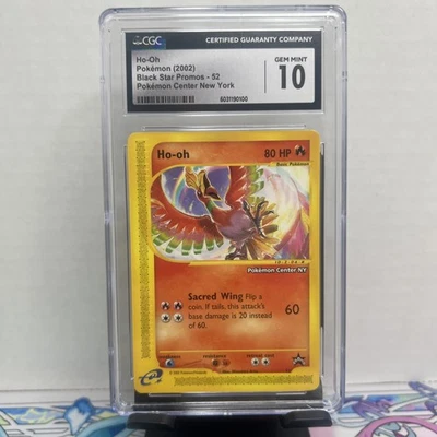 Ho-Oh #52 Pokemon Center NY Promo CGC 10 Foto 1 de 4