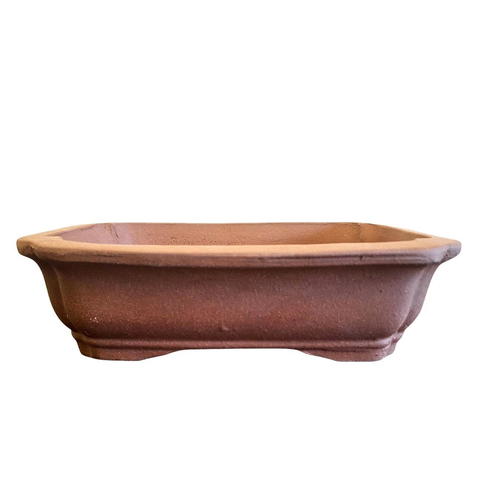 Unglazed Bonsai Pot | 210x160x60 | Unglazed Ceramic Pot | Rectangle Bonsai Tray - Image 1 of 1
