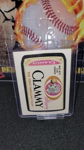 Pegatina serie Topps Wacky Packages 1979 #128 Clammy - Imagen 1 de 2