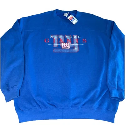 Sudadera De Colección Nueva Con Etiquetas Nos Lee Sport New York Giants Cuello Redondo Para Hombre XL 50-50 Foto 1 de 4