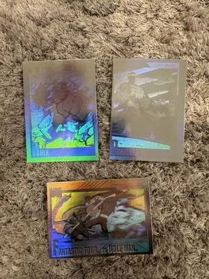 1991 Marvel Universe Series 2 NEAR COMPLETE HOLOGRAM INSERT CARD SET LOT - Impel - Image 1 of 4
