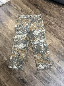 Vintage Duxbak Camo Pants Mens 36x32 Realtree Lined Relaxed Straight Made In USA - Picture 1 of 12