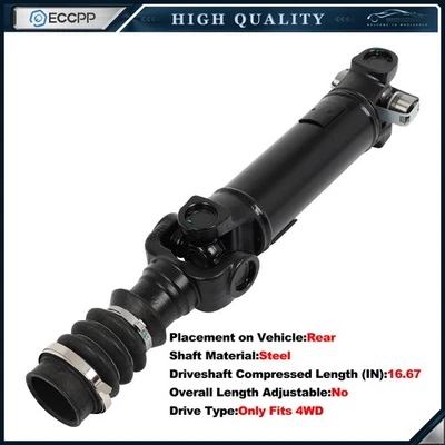 ECCPP Rear Driveshaft For Jeep TJ 1997-2006 Jeep Wrangler 1997-2006 4WD 936-070 - Image 1 of 4