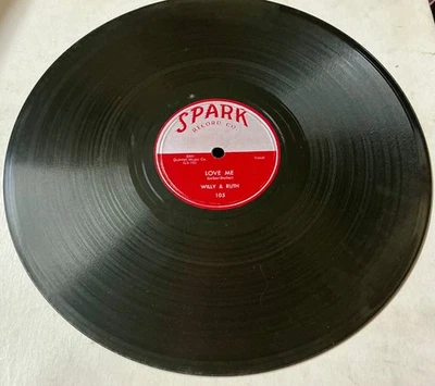 Willy & Ruth R&B DUET VINYL 78 Love Me ELVIS PRESLEY / Cordella SPARK Mint- HEAR - Image 1 of 2