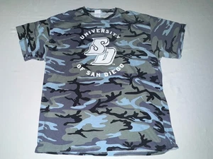 University of San Diego Toreros T-Shirt Blau Camouflage Herren Gr. XL Neu ohne Etikett! - Bild 1 von 4