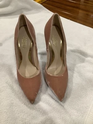 Zapatos loriblu Rosa Rubor Terciopelo Terciopelo Tacones 7.5 EE. UU. 38 Italia Zapatos Foto 1 de 4