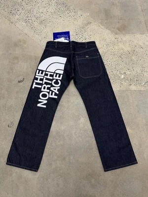 Pantalones de mezclilla Comme des Garcons Junya Watanabe Man × The North Face logotipo grande S nuevos con etiquetas Foto 1 de 4